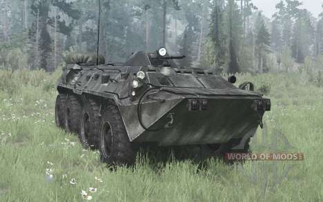 Transportador blindado BTR-80 para Spintires MudRunner
