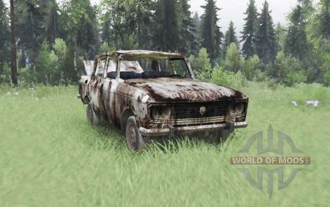 Moskvitch-2140 oxidado para Spin Tires