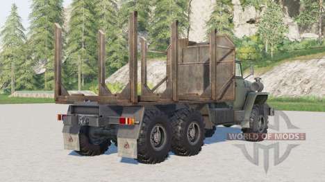 Camión de troncos cortos Ural-4320 para Farming Simulator 2017