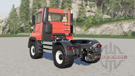 Mercedes-Benz Unimog U 400 Camión tractor 2000 para Farming Simulator 2017