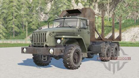 Camión de troncos cortos Ural-4320 para Farming Simulator 2017