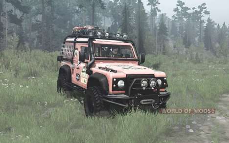 Land Rover Defender 90 Off-Road Explorer para Spintires MudRunner
