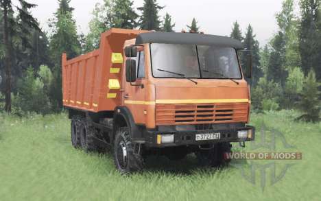 KamAZ-65111 Camión volquete para Spin Tires