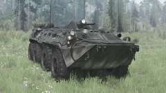 Transportador blindado BTR-80 para MudRunner
