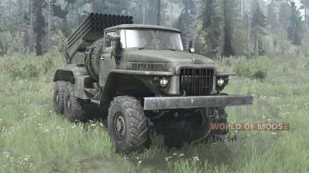 Ural-375D BM-21 para MudRunner