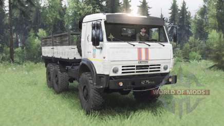 KamAZ-5350 6x6 para Spin Tires