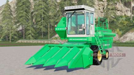 Cosechadora Yenisei-1200-1M para Farming Simulator 2017