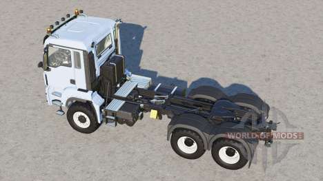 MAN TGS 6x6 Camión tractor de cabina media para Farming Simulator 2017