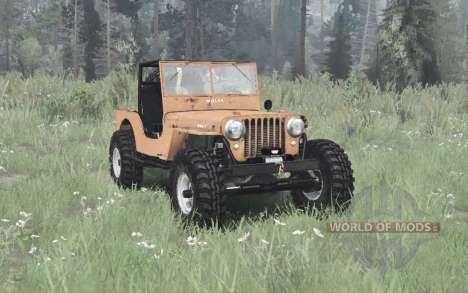 Jeep CJ-2A Crawler 1945 para Spintires MudRunner