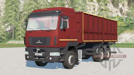 MAZ-6312A9-320-015 camión bielorruso para Farming Simulator 2017