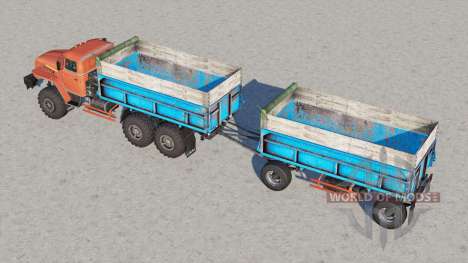 Ural-4320 Camión volquete para Farming Simulator 2017