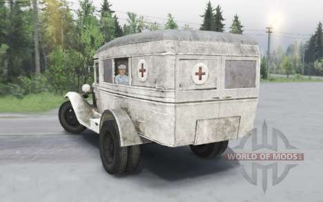 GAZ-55 Ambulancia para Spin Tires