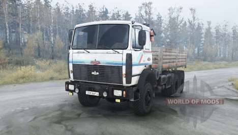 MAZ-6317 camión bielorruso para Spintires MudRunner