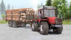 HTZ-17022 tractor con tracción total para Spin Tires