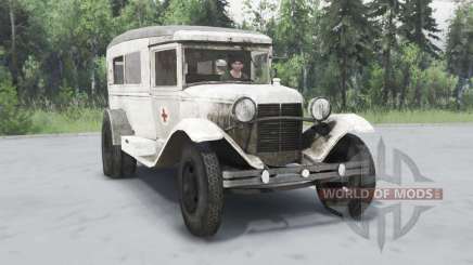 GAZ-55 Ambulancia para Spin Tires