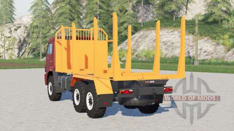 Camión de troncos cortos KamAZ-43118 para Farming Simulator 2017