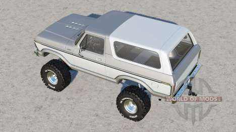 Ford Bronco Custom Wagon (U150) 1978 para Farming Simulator 2017