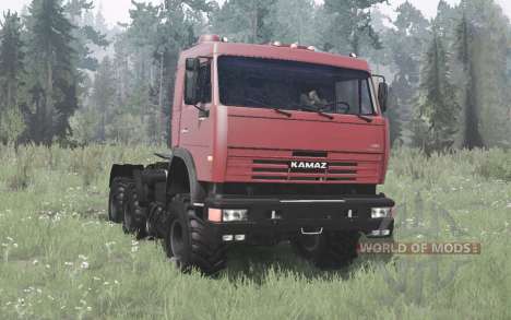 KamAZ-54115 Camión tractor para Spintires MudRunner
