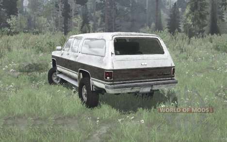 Chevrolet K2500 Suburban 1989 para Spintires MudRunner