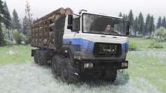 Ural-532362 8x8 para Spin Tires