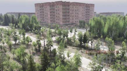 Mapa Pripyat para Spin Tires