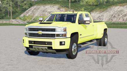 Chevrolet Silverado 3500 HD High Country Crew Cab (GMTK2H) 2015 para Farming Simulator 2017