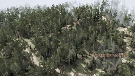 Mapa Backwoods para MudRunner