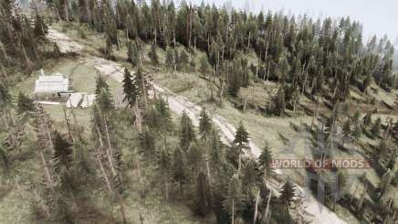 La dura Taiga. Variante 4: Cruzar el río para MudRunner