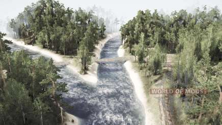 Mapa Rivulets para MudRunner