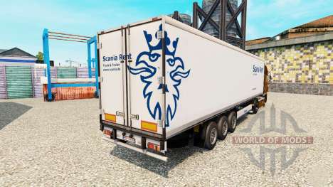 Piel Scania Rent para Euro Truck Simulator 2