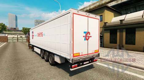 Gheys de transporte de la piel para Euro Truck Simulator 2