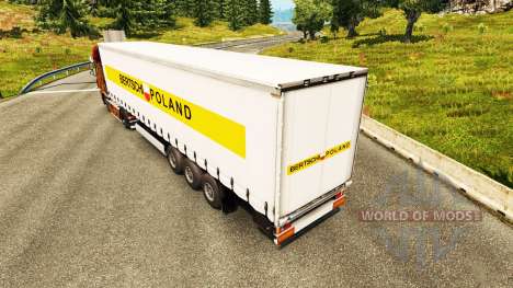 Piel Bertschi Polonia para Euro Truck Simulator 2