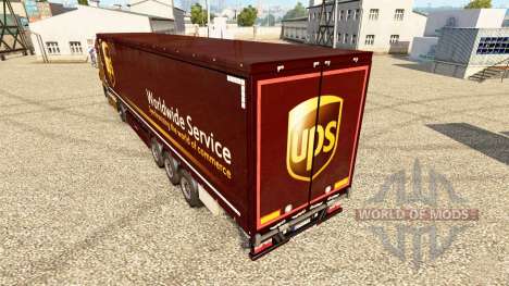 UPS para piel para Euro Truck Simulator 2