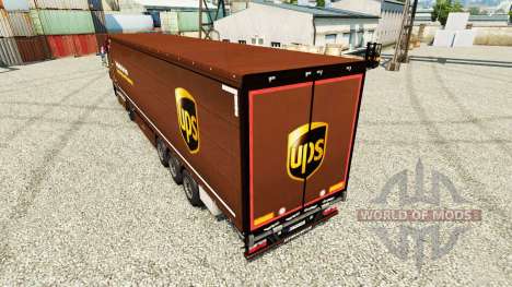 Piel United Parcel Service Inc. para Euro Truck Simulator 2