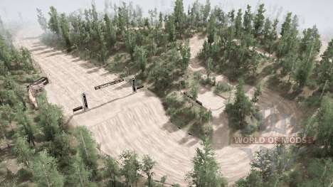 Porcupine Race Track para Spintires MudRunner