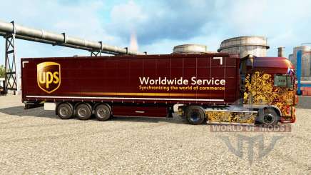 UPS para piel para Euro Truck Simulator 2