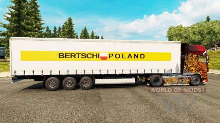 Piel Bertschi Polonia para Euro Truck Simulator 2