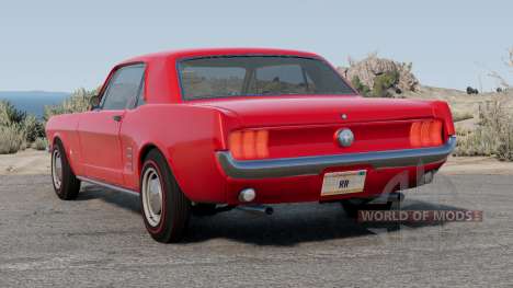 Ford Mustang Carmine Red para BeamNG Drive