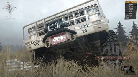 Chevrolet m1008 cucv camuflaje desierto para Spintires MudRunner