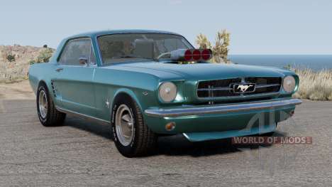 Ford Mustang Carmine Red para BeamNG Drive