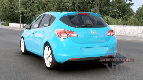 Opel Astra Vivid Sky Blue para Euro Truck Simulator 2