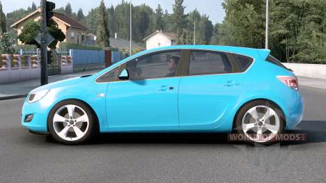 Opel Astra Vivid Sky Blue para Euro Truck Simulator 2