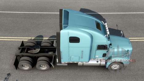 Freightliner FLD Fountain Blue para American Truck Simulator