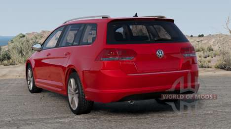 Volkswagen Golf Variant Harvard Crimson para BeamNG Drive