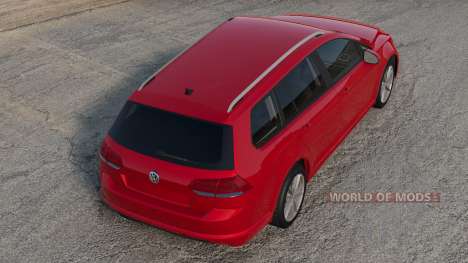 Volkswagen Golf Variant Harvard Crimson para BeamNG Drive