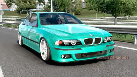 BMW M5 (E39) Persian Green para Euro Truck Simulator 2