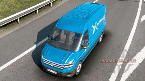 Volkswagen Crafter High Roof Van Cerulean para Euro Truck Simulator 2
