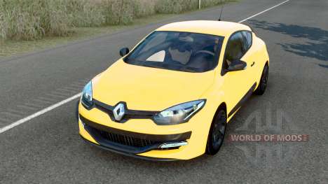 Renault Megane R.S. 2014 Banana Yellow para American Truck Simulator