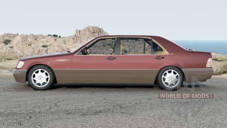 Mercedes-Benz S 600 L (Bm.140.057) 1994 para BeamNG Drive