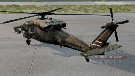 Sikorsky UH-60A Black Hawk 1977 para BeamNG Drive